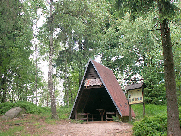 Turistický přístřešek Edmundshütte.