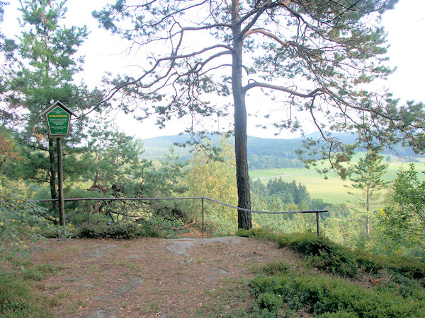 Vyhlídka na Oskarově výšině (Oskarhöhe).