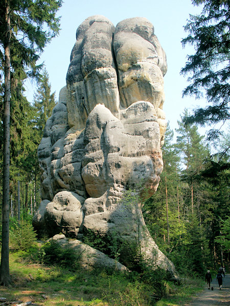 Waldtorwächter in der Rosensteingruppe.