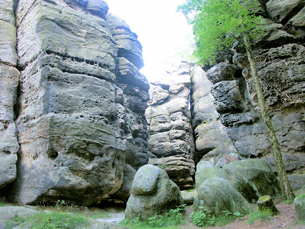 Die Felsformation Gratzer Höhle.