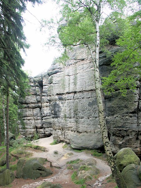 Die Felsformation Gratzer Höhle.