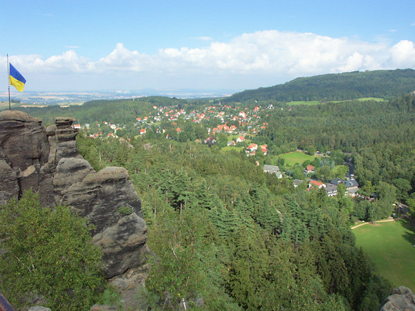 Výhled na Jonsdorf.