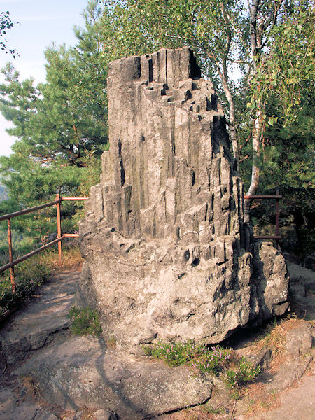 Sandsteinfelsenformation Kleine Orgel.