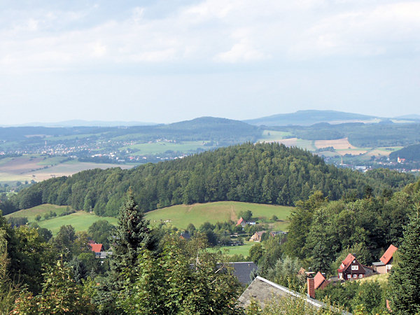 Celkový pohled na Butterberg od jihu.