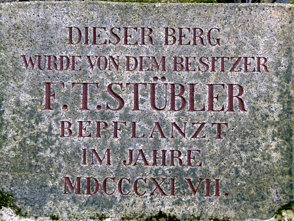 Gedenkstein für Friedrich Traugott Stübler.